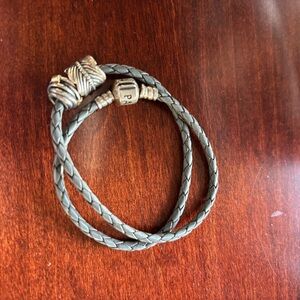 Pandora leather wrap bracelet